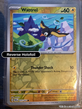 Wattrel - 075/167 - [TWM - SV06: Twilight Masquerade] - Reverse Holofoil