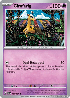 Girafarig - 083/167 - [TWM - SV06: Twilight Masquerade]