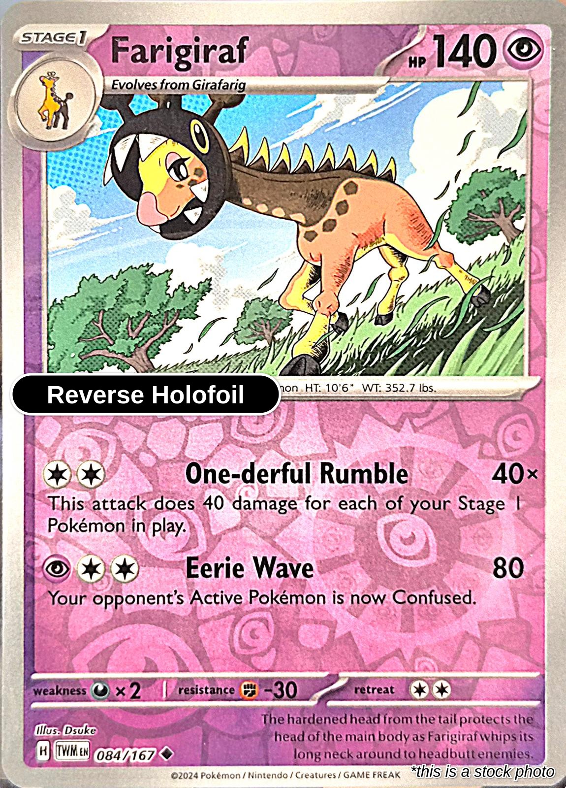 Farigiraf - 084/167 - [TWM - SV06: Twilight Masquerade] - Reverse Holofoil
