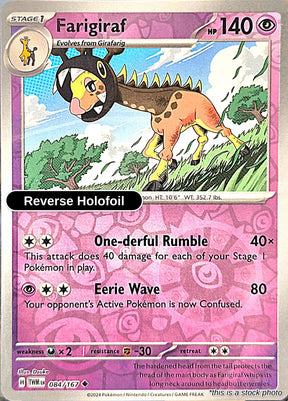 Farigiraf - 084/167 - [TWM - SV06: Twilight Masquerade] - Reverse Holofoil