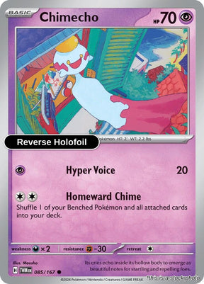 Chimecho - 085/167 - [TWM - SV06: Twilight Masquerade] - Reverse Holofoil