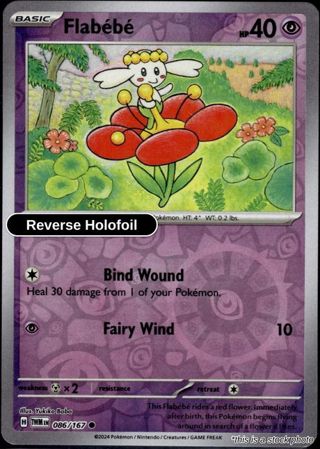 Flabebe - 086/167 - [TWM - SV06: Twilight Masquerade] - Reverse Holofoil