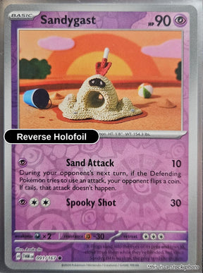 Sandygast - 091/167 - [TWM - SV06: Twilight Masquerade] - Reverse Holofoil