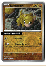 Sandshrew - 097/167 - [TWM - SV06: Twilight Masquerade] - Reverse Holofoil