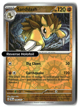 Sandslash - 098/167 - [TWM - SV06: Twilight Masquerade] - Reverse Holofoil