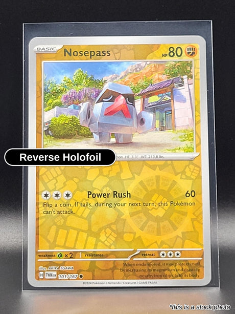 Nosepass - 101/167 - [TWM - SV06: Twilight Masquerade] - Reverse Holofoil