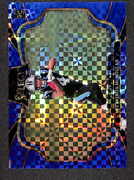 Tetairoa McMillan 2025 Panini Select Blue Prizm #444 #/75