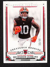 Quinshon Judkins 2025 Panini National Treasures Treasured Rookies #TR-QJS #/99