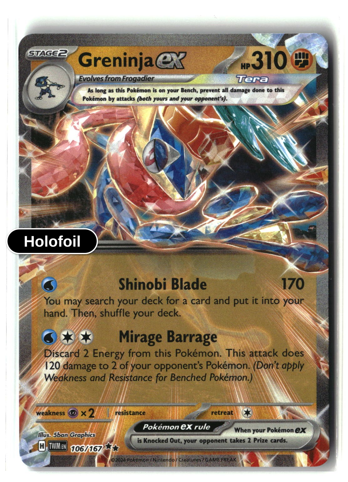 Greninja ex - 106/167