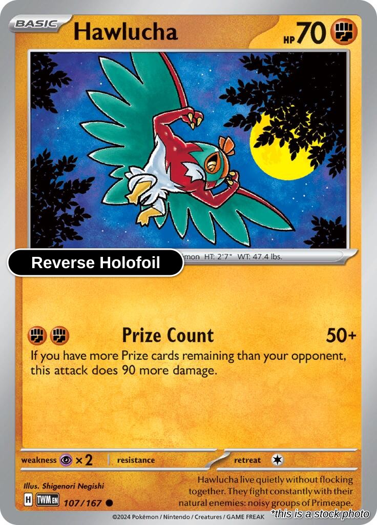 Hawlucha - 107/167 - [TWM - SV06: Twilight Masquerade] - Reverse Holofoil