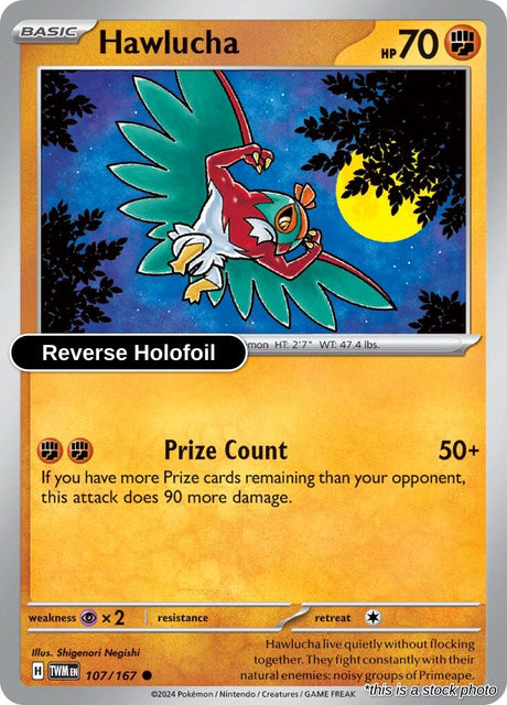 Hawlucha - 107/167 - [TWM - SV06: Twilight Masquerade] - Reverse Holofoil