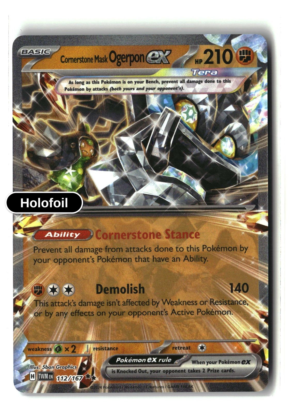 Cornerstone Mask Ogerpon ex - 112/167