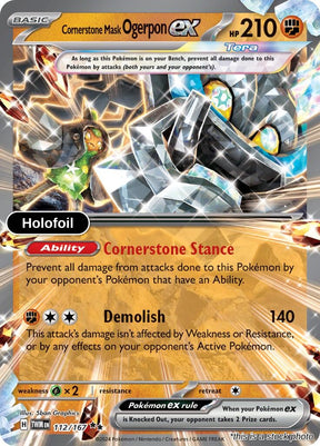 Cornerstone Mask Ogerpon ex - 112/167