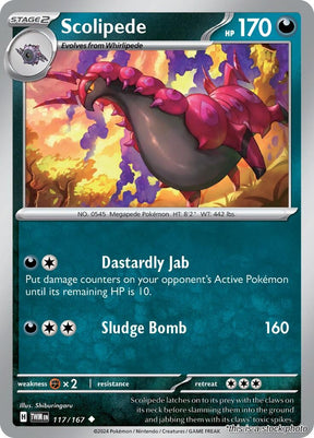 Scolipede - 117/167 - [TWM - SV06: Twilight Masquerade]
