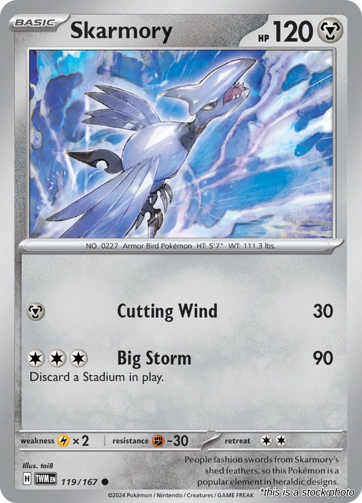 Skarmory - 119/167 - [TWM - SV06: Twilight Masquerade]
