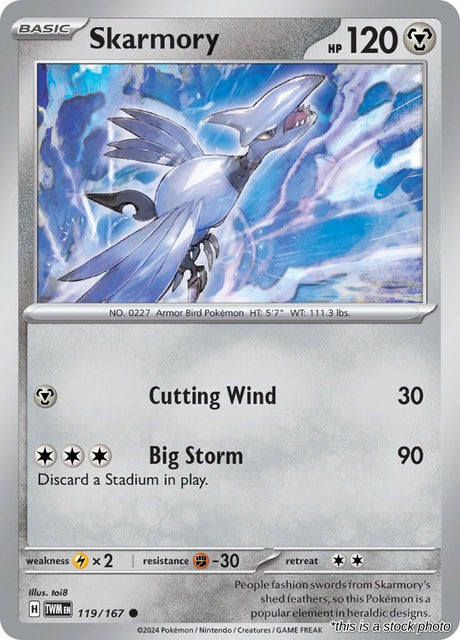 Skarmory - 119/167 - [TWM - SV06: Twilight Masquerade]