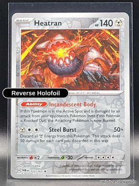 Heatran - 123/167 - [TWM - SV06: Twilight Masquerade] - Reverse Holofoil