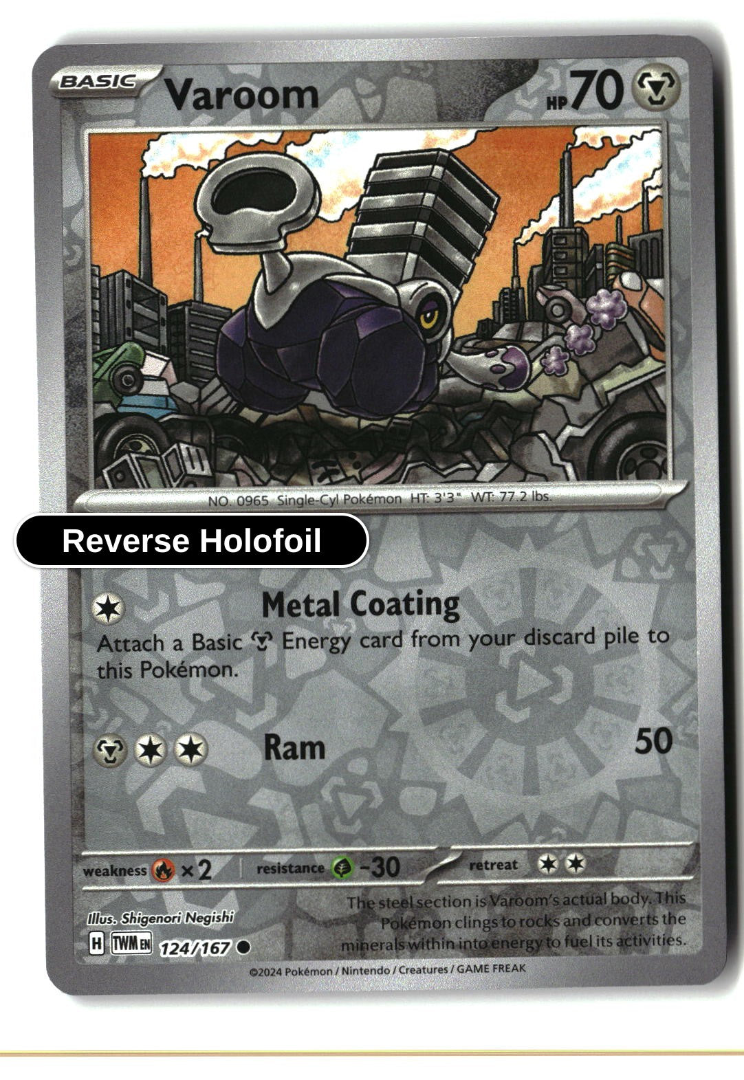 Varoom - 124/167 - [TWM - SV06: Twilight Masquerade] - Reverse Holofoil