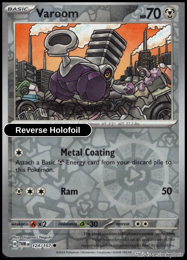 Varoom - 124/167 - [TWM - SV06: Twilight Masquerade] - Reverse Holofoil