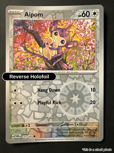 Aipom - 137/167 - [TWM - SV06: Twilight Masquerade] - Reverse Holofoil