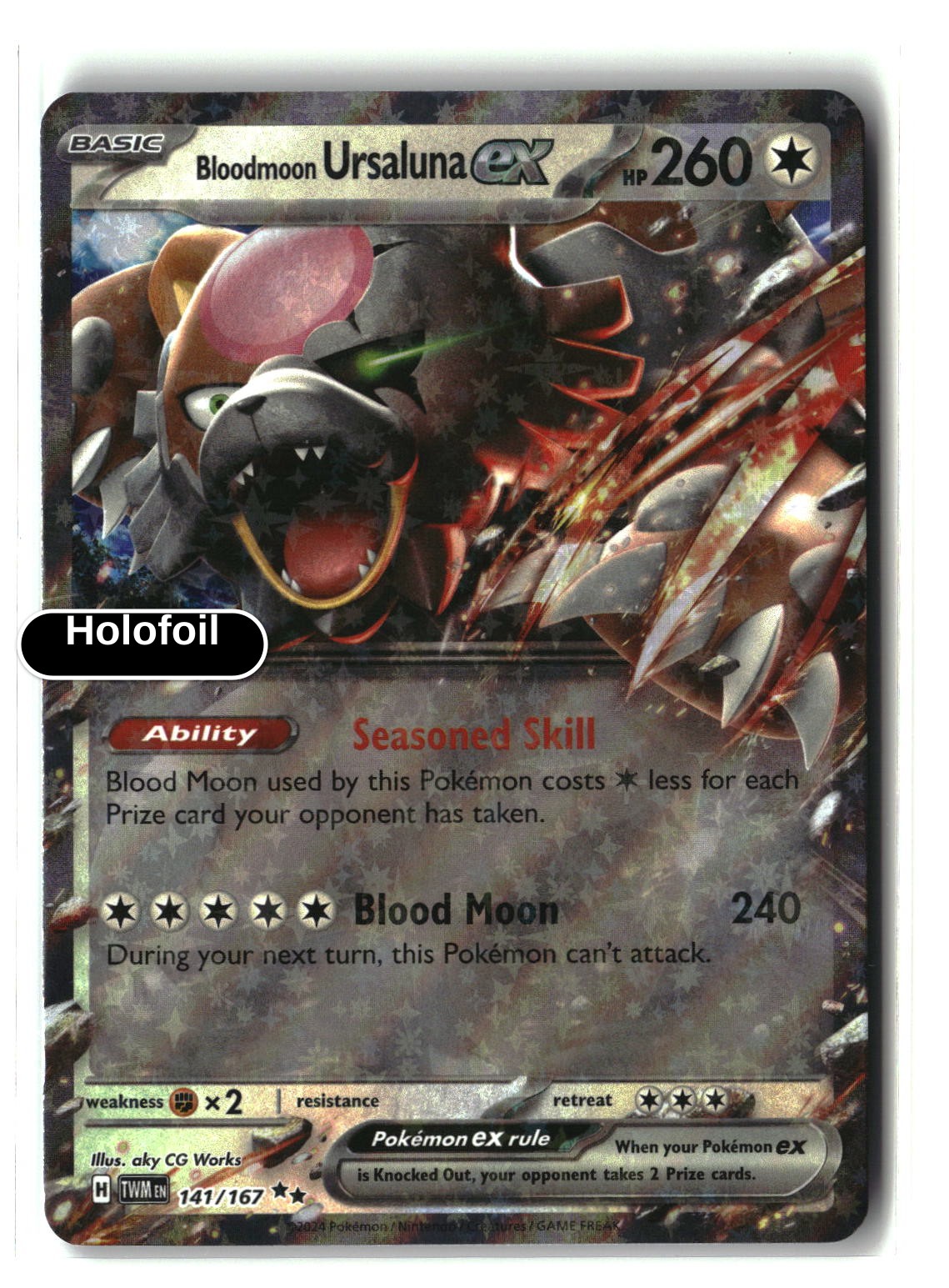 Bloodmoon Ursaluna ex - 141/167