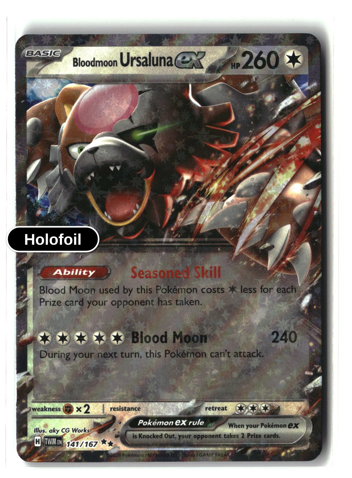 Bloodmoon Ursaluna ex - 141/167