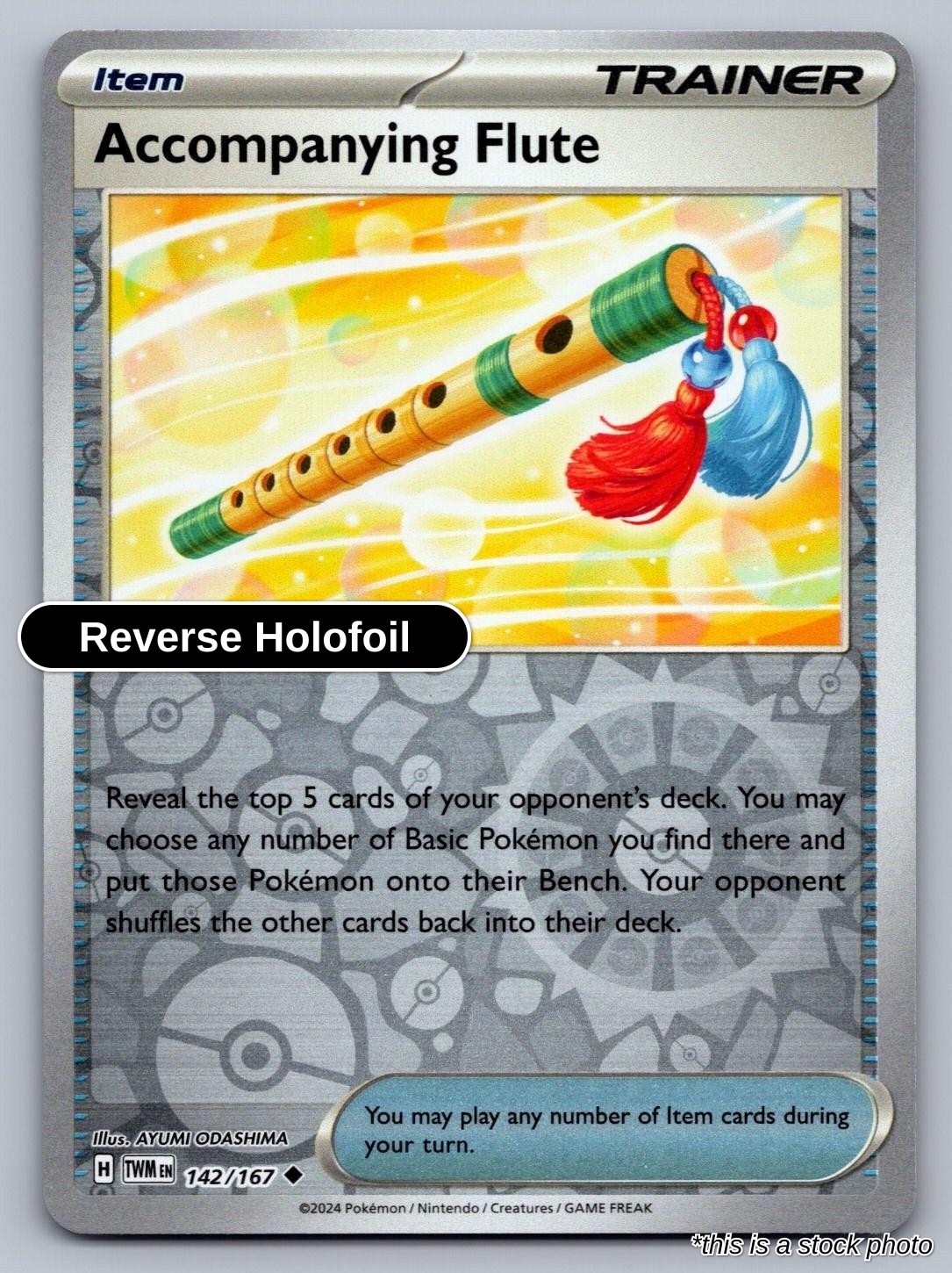 Accompanying Flute - 142/167 - [TWM - SV06: Twilight Masquerade] - Reverse Holofoil