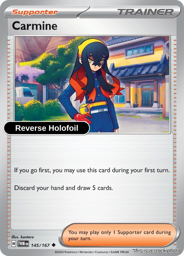 Carmine - 145/167 - [TWM - SV06: Twilight Masquerade] - Reverse Holofoil