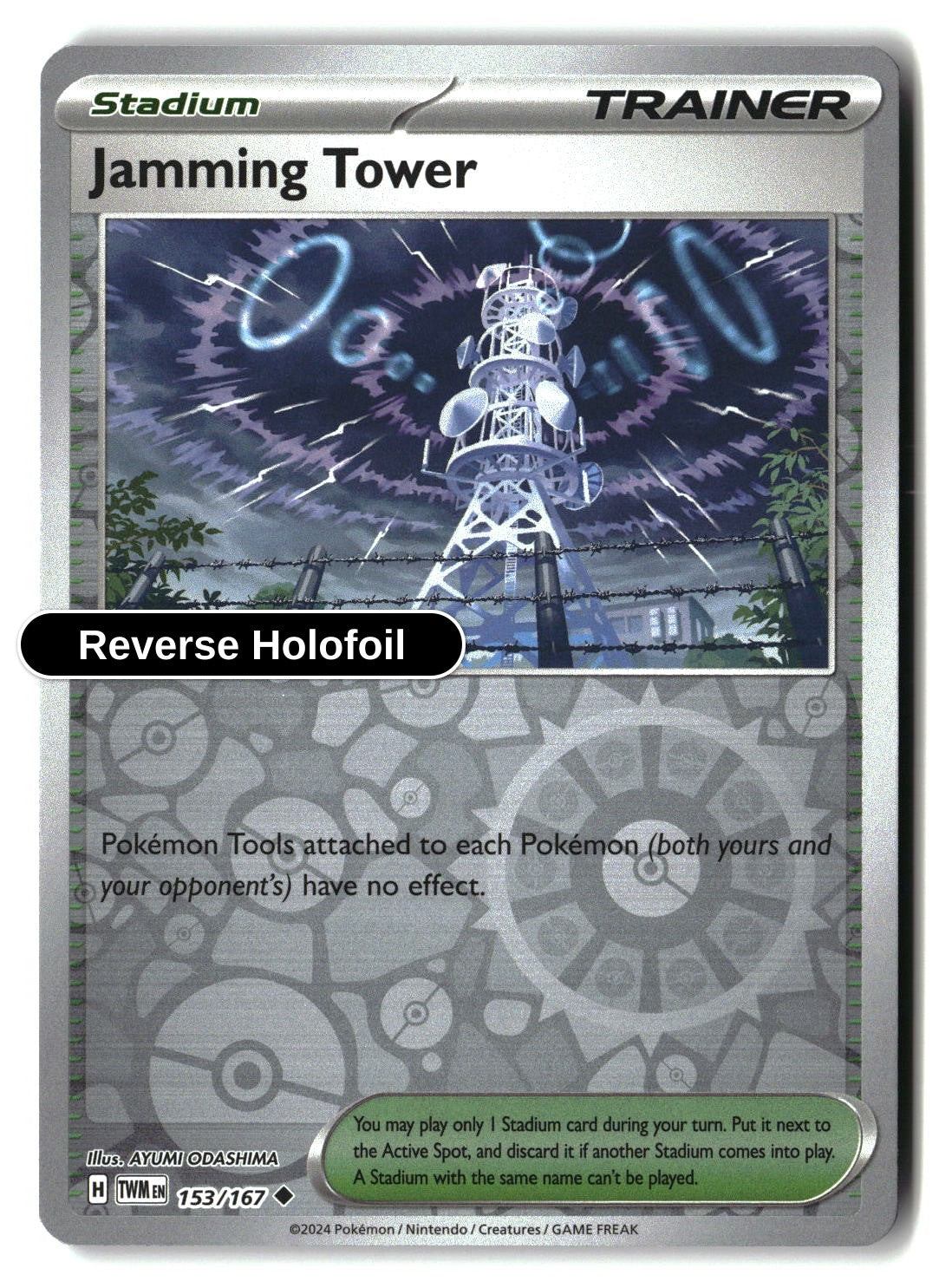 Jamming Tower - 153/167 - [TWM - SV06: Twilight Masquerade] - Reverse Holofoil
