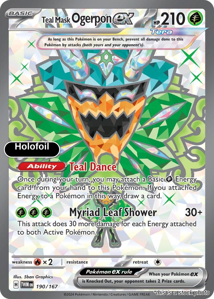 Teal Mask Ogerpon ex - 190/167
