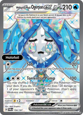 Wellspring Mask Ogerpon ex - 194/167