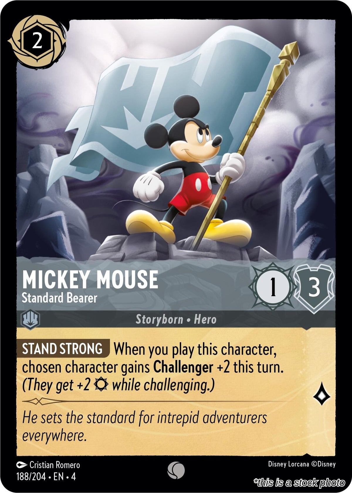 Mickey Mouse - Standard Bearer - 188/204 - [4 - Ursula's Return]