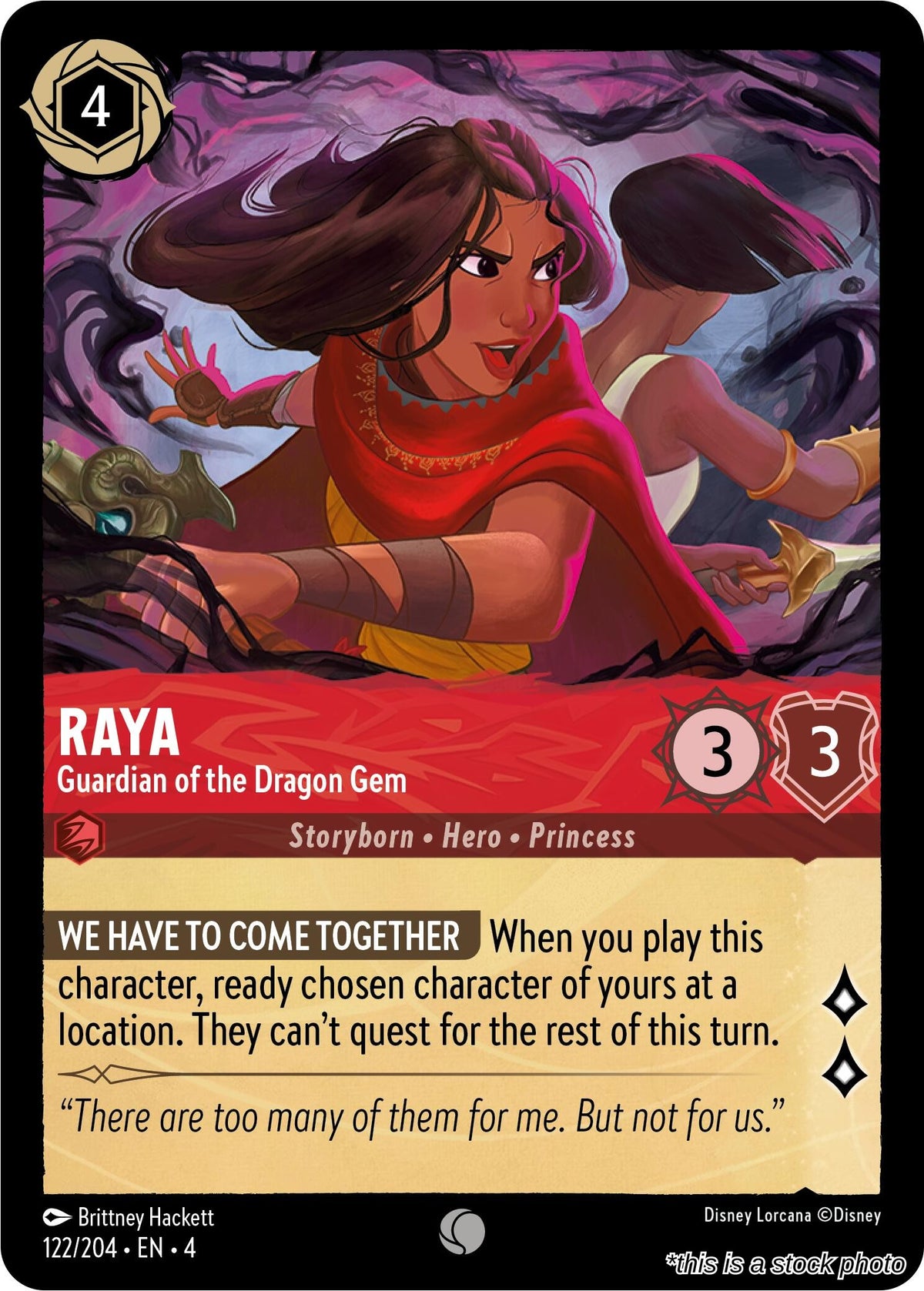 Raya - Guardian of the Dragon Gem - 122/204 - [4 - Ursula's Return]