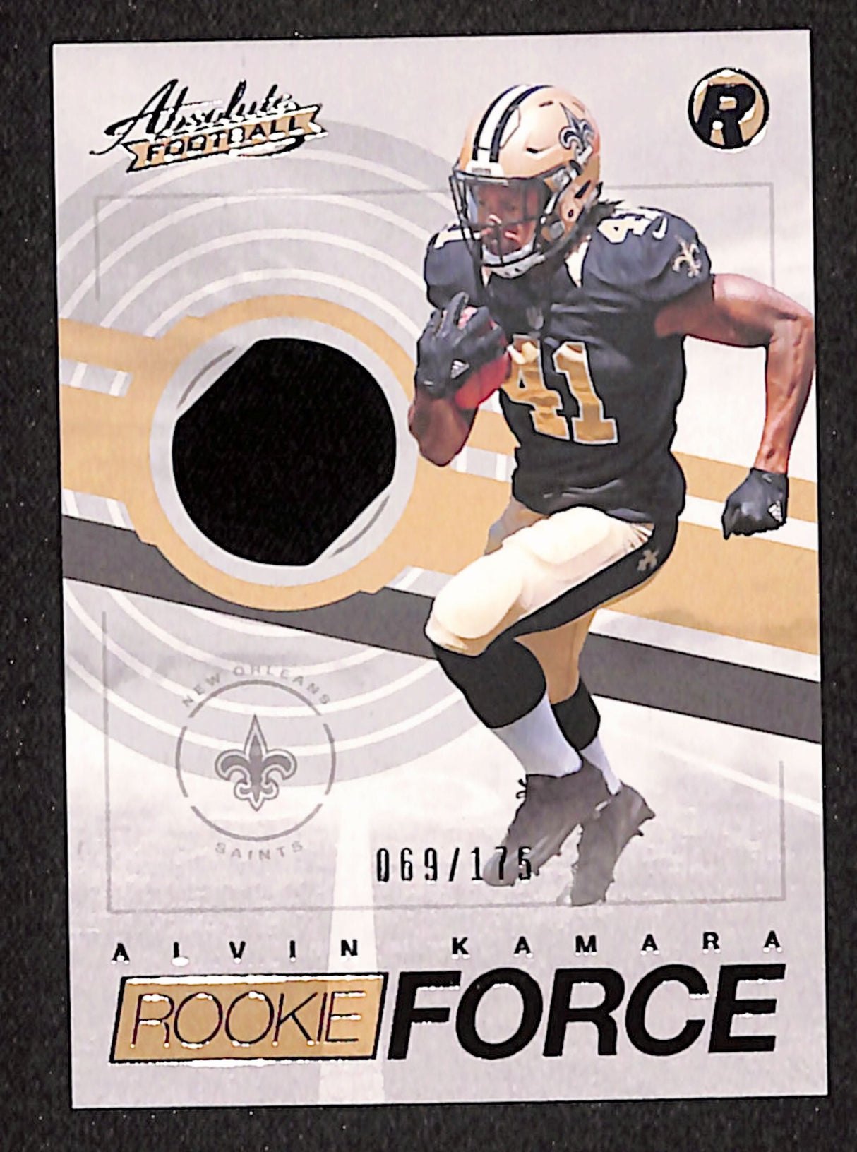 Alvin Kamara 2017 Panini Absolute Rookie Force #8 #/175