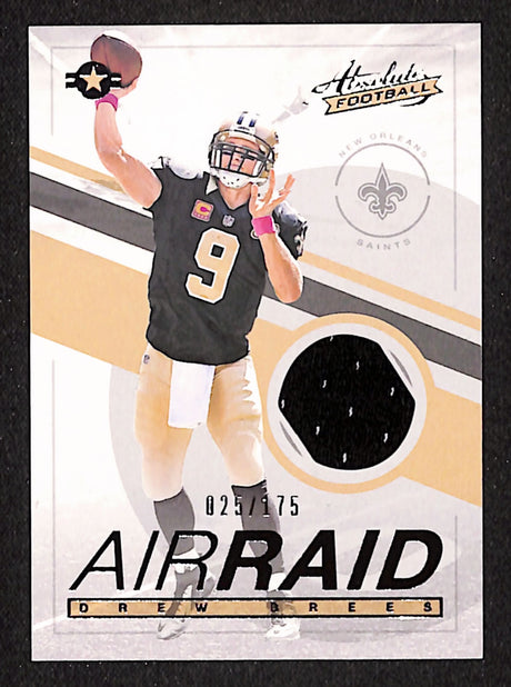 Drew Brees 2017 Panini Absolute Air Raid #5 #/175