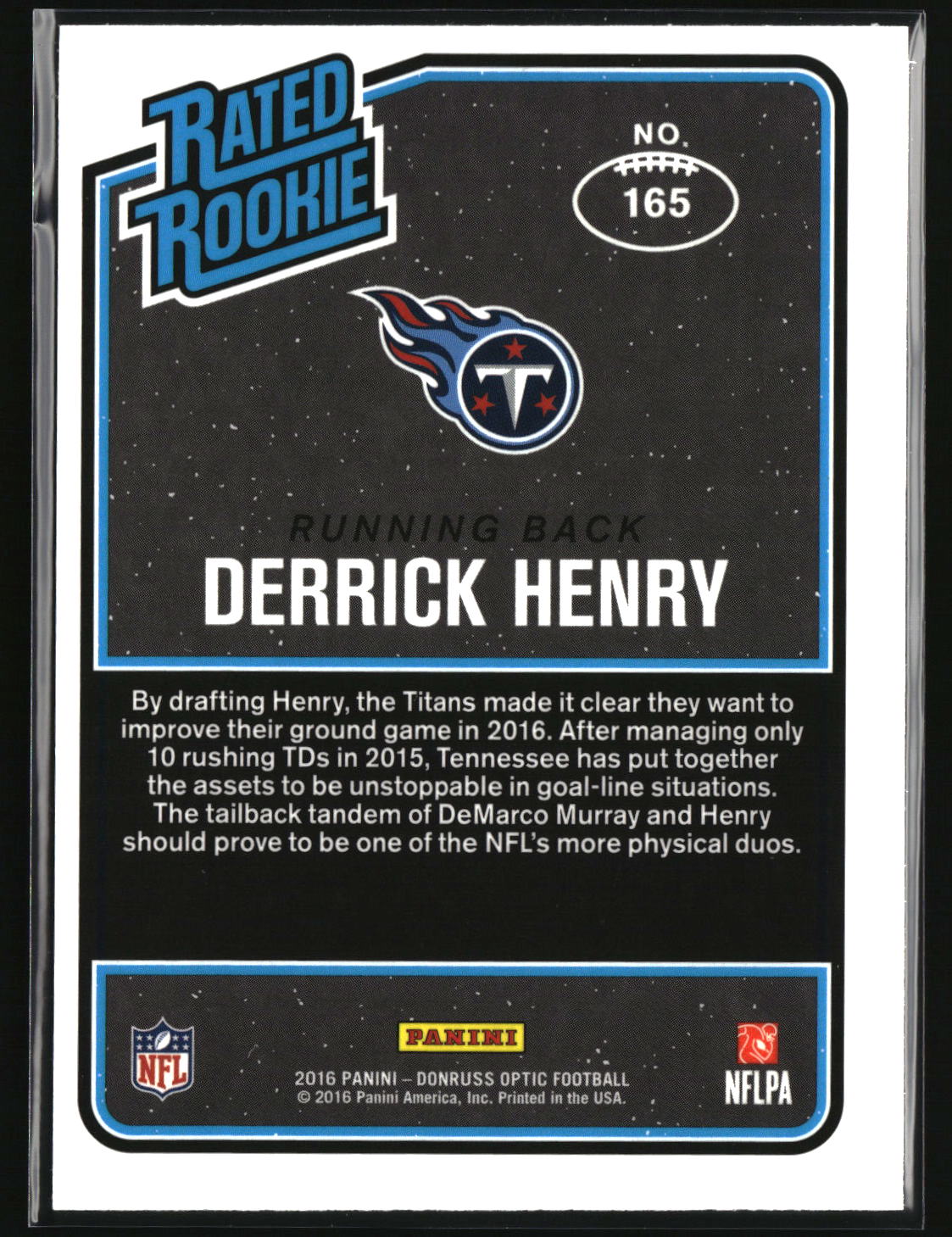 Derrick Henry 2016 Donruss Optic Pink #165
