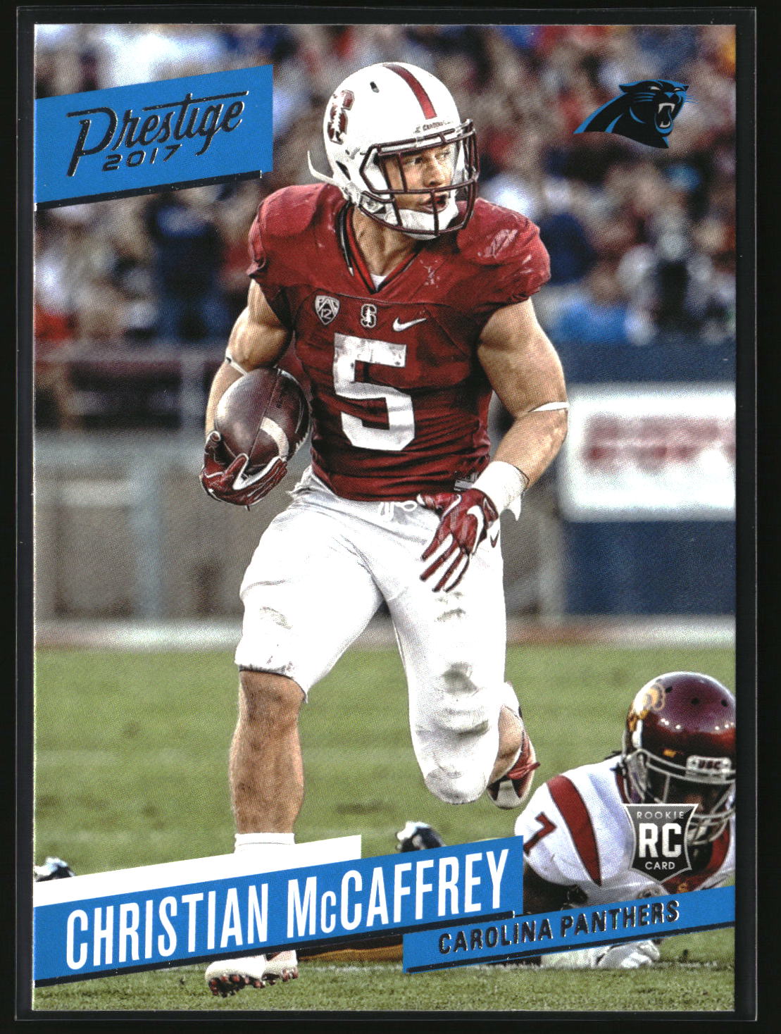 Christian McCaffrey 2017 Panini Prestige #215