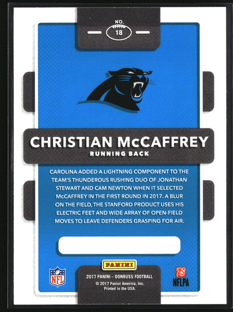 Christian McCaffrey 2017 Donruss Ground Force #18