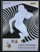 Justin Jefferson 2020 Panini Chronicles Clear Vision Rookies #CV-11
