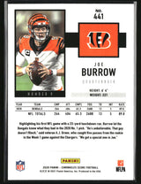 Joe Burrow 2020 Panini Chronicles 2020 Score Update Rookies #441