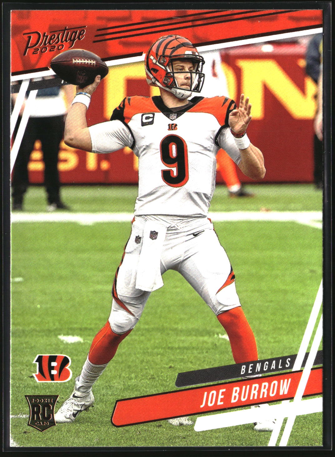 Joe Burrow 2020 Panini Chronicles Prestige Rookies Update #301