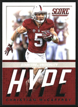 Christian McCaffrey 2017 Score Hype #11