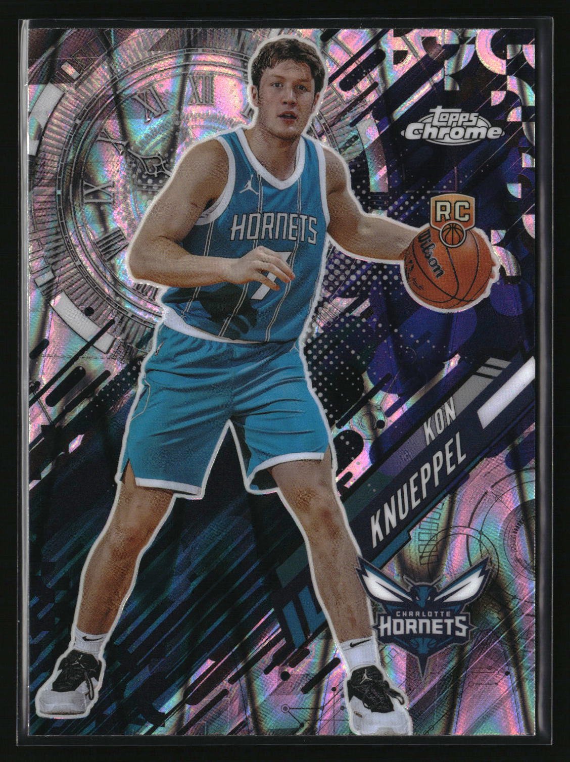 Kon Knueppel 2025-26 Topps Chrome Go Time RayWave Refractor #GT-19