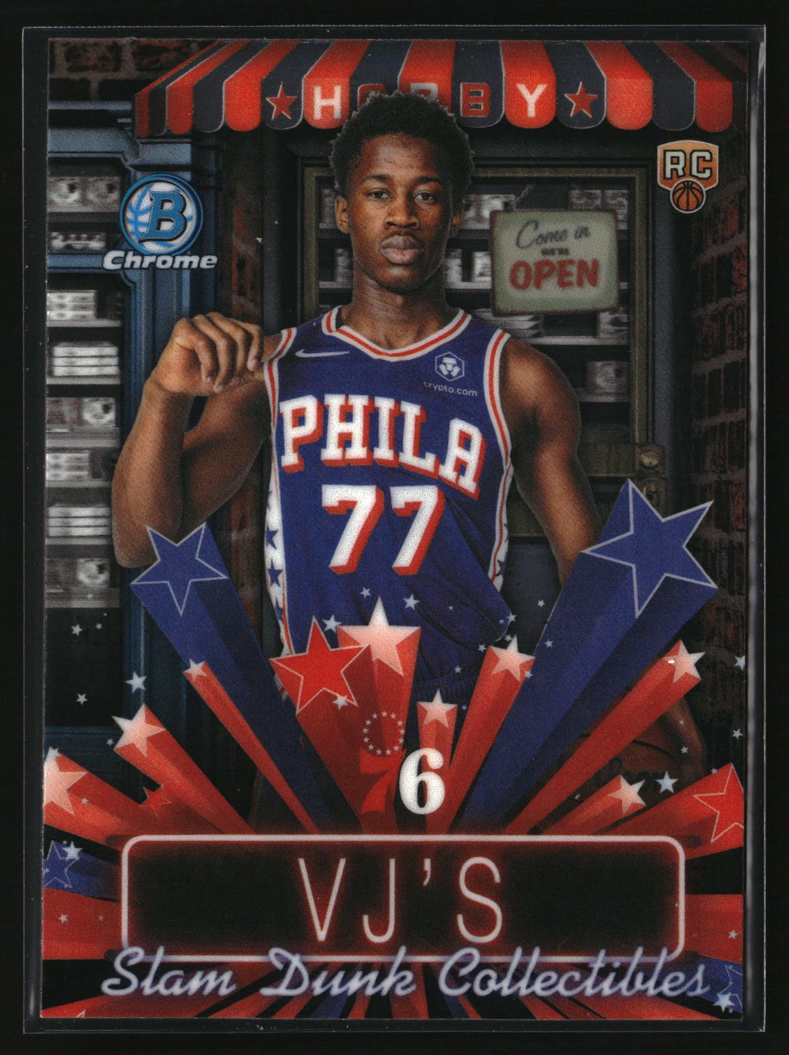 VJ Edgecombe 2025-26 Bowman Hobby Stars #HS-8