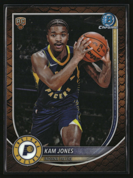 Kam Jones 2025-26 Bowman Chrome Reptilian Refractor #BCV-39
