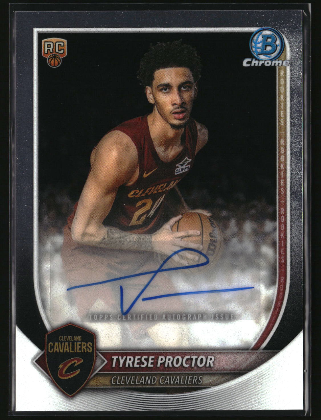 Tyrese Proctor 2025-26 Bowman Chrome Autographs #BCA-TP