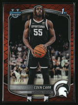 Coen Carr 2025-26 Bowman Chrome Prospects Reptilian Orange #BCP-35 #/25