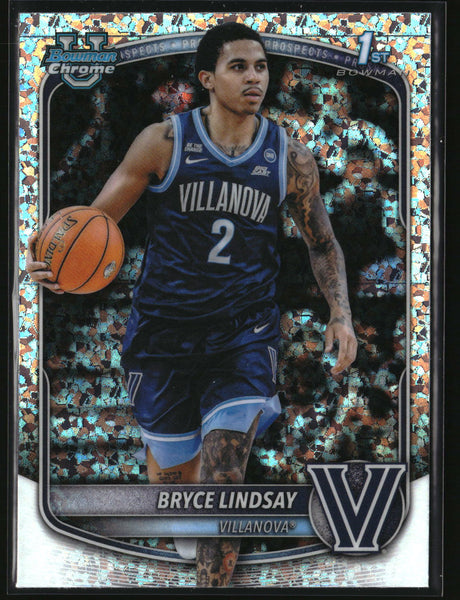 Bryce Lindsay 2025-26 Bowman Chrome Prospects Mini-Diamond Refractor #BCP-52