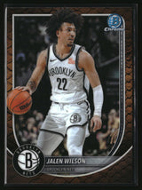 Jalen Wilson 2025-26 Bowman Chrome Reptilian Refractor #BCV-60