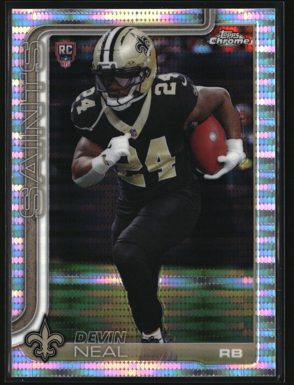 Devin Neal 2025 Topps Chrome Pulsar Refractor #391